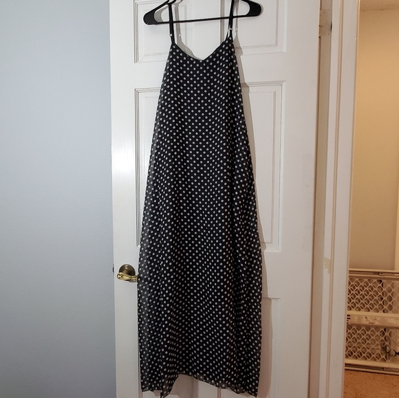None Dresses & Skirts - Black and white polka dotted dress